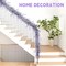 Lavender Artificial Flowers Garland Summer Spring Garland for Mantle Table Farmhouse Wedding Arch Porch Outdoor Indoor Home Garden Door Decoration All Year Round